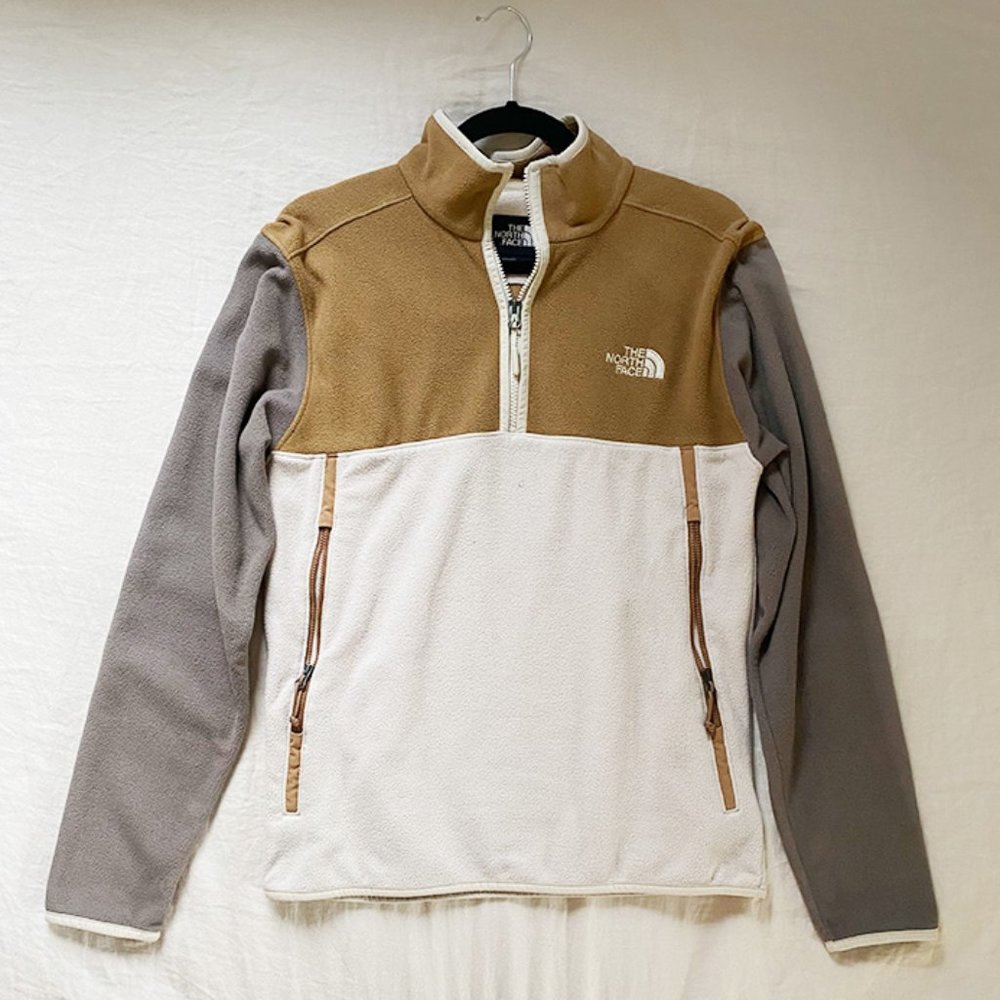 North Face Quarter Zip Fleece Sweater (Mens / Womens)